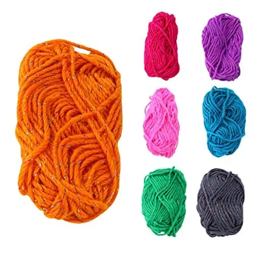 Produktbild: Lurrose 12 Stück Handgemachtes Diy Strickgarn Wolle Weiches Langlebiges Handarbeitsgarn Farben für Kreative Strick und Häkelprojekte