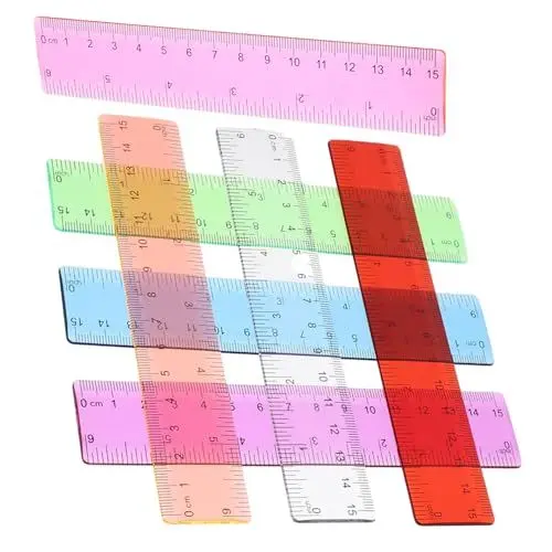 Produktbild: Lurrose 14St School Supplies schul Sachen schulzubehör schulzeug anzeichnen Werkzeug Zeichenzubehör Kinder zeichnen Briefpapier Angebot an Architekturzeichnungen Bürobedarf Messset Plastik