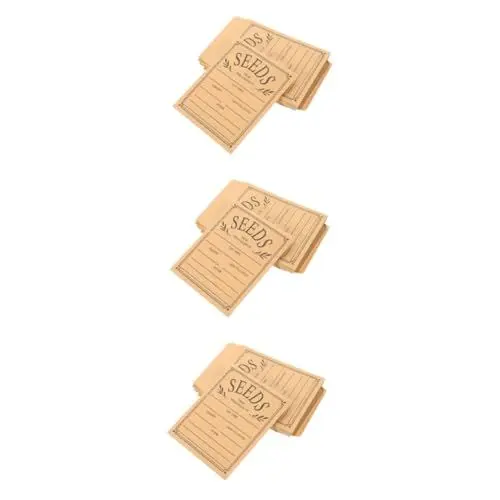 Produktbild: Lurrose 150 Stk Saatumschlagbeutel Budget Pakete Masse Geld Samen Kleinteileumschlag Organisatoren Der Saatgutlagerung Kraft-münzumschläge Pakete Umschläge Briefumschläge Kraftpapier