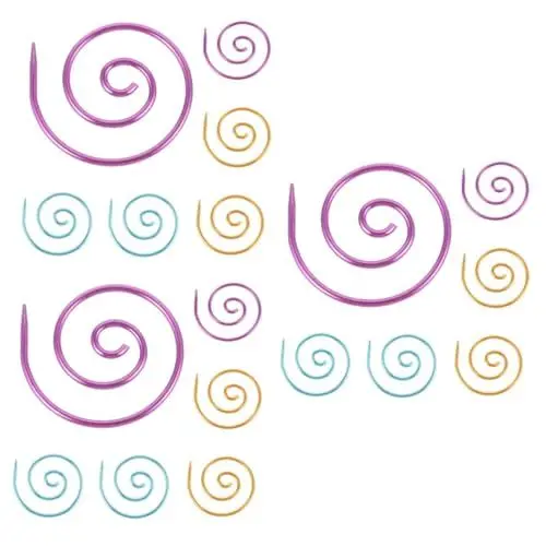 Produktbild: Lurrose 18 Stk Zopfstricknadeln werkzeug handarbeit nähzubehör Die Stricknadel nähmaschinennadeln strickzubehör Wandteppiche tapeziertisch bequeme Nähnadeln professionelle Nadeln Metall