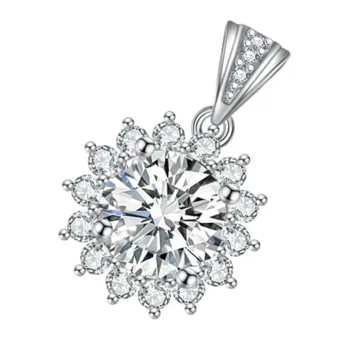 Produktbild: Lurrose Stilvolle Halskette Mit Sonnenblumen- Kunstdiamant Modisch Elegant Für Damen Bastelmaterial