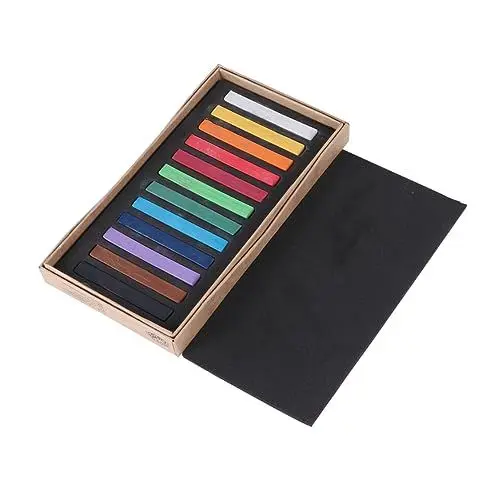 Produktbild: Lurrose 1 Karton 12stk Ungiftiges Pastell Ölpastellstifte Brillantes Pastell Quadrat Pastell Skizzieren Künstler Pastellkreide Öl-pastell Pastell Zeichnen Bleistift Selbstgemacht