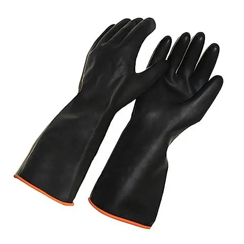 Produktbild: Lurrose 1 Paar Sicherheitsarbeitshandschuhe Grillhandschuhe Latex handschuhe latexhandschuhe handschuhe latex Lebensmittelhandschuhe Handschuhe für Männer Sicherheitsarbeitsstulpen Schutz
