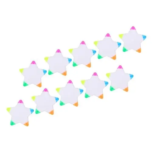 Produktbild: Lurrose 1 Satz 10St Fünffarbiger Blütenpinsel löschbare Kreidemarker Mini-Marker für Kinder Stiftmarker büromaterial büro materialien bunter Markierungsstift kreativer Textmarker Plastik
