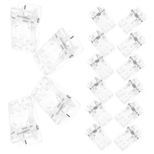 Produktbild: Lurrose Notizzettel 1 Satz Etikettenordner Evengers Event Sicherheitsausstattung Schulsachen Id Holder Clips Für Fahnenaufhänger Für Die Wand Kartenhalter Halter Kleine Plastikklammern Metall 50 Stück