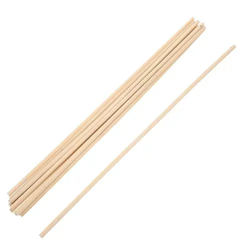 Produktbild: Lurrose 1 Satz Gestickter Fächergriff Hochzeitsprogramme Zubehör Fächerstäbe DIY Handventilator Zubehör Handventilator Halter Handfächerstäbchen Griff Für DIY-projekte Bambus 10st