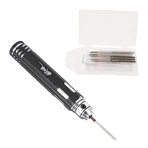 Produktbild: Lurrose 1 Satz Modellschneider Modellbau-schneidwerkzeuge Modellierer Grundlegende Werkzeuge Modellschreiber Zarter Stecher Schnitzmesser Schnitzwerkzeug Hobbyhandwerk Black Wolfram Stahl