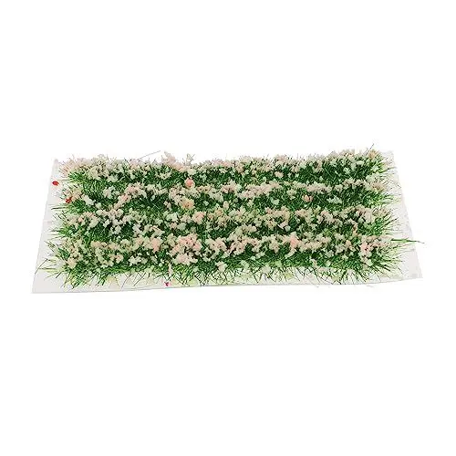 Produktbild: Lurrose 1 Schachtel Kunstrasen Modelleisenbahn Zubehör Mini-Gras Modelbau Spur g Grasmatte Modellbaukleber Modellbau Bäume Pflanzt Modellbau Gras Spur n Harz Die Blumen Künstlich