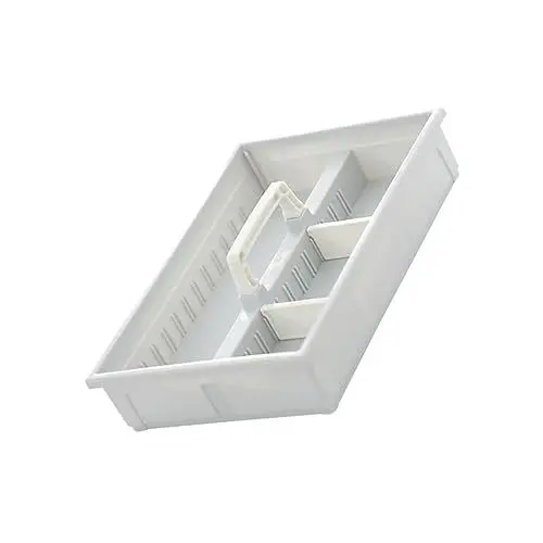 Produktbild: Lurrose 1 Stück Karton Aufbewahrungskiste Organizer Für Bürobedarf Desktop- Vanity-organizer-fach Besteckschublade Diverse Utensilienablage Plastik