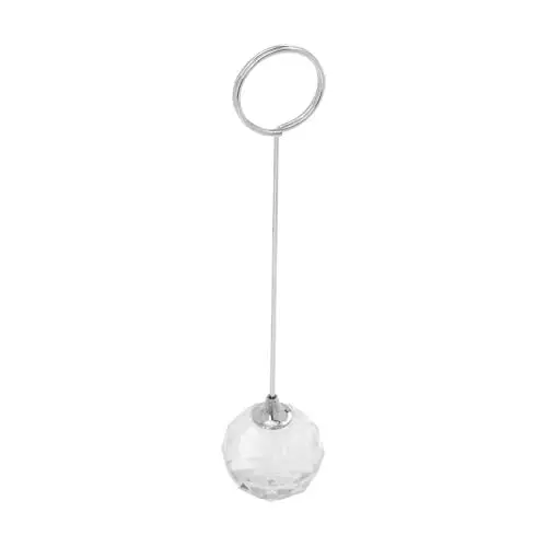Produktbild: Lurrose Kristall Visitenkarten-clip Rund Memo- Foto-klemme Für Den Schreibtisch Anmutiges Home-office-
