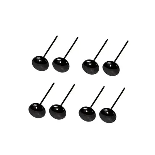Produktbild: Lurrose 200paare DIY Tieraugen Schwarze Sicherheitsaugen Für Plüschtiere Kunststoffaugen Für Scrapbooking Und Bastelprojekte Für Kreative Handarbeiten Und Kinderprojekte