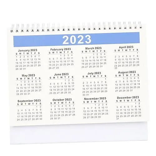Produktbild: Lurrose Kalender 2024 Tischkalender Mit Countdown Funktion Monatlicher Planer Im Einfachen Design Praktischer Tischkalender Für Büro Und Zuhause 365 Tage Übersicht Große Blumen