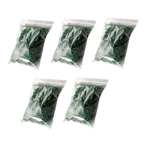 Produktbild: Lurrose 20 Packungen Künstliches Moos Bonsai Dekoratives Moos Mikrolandschaft Moos Terrassenpflanzen Dekoration Grünes Moos Gefälschte Pflanzendekoration Bonsai-moos Kunstmoos Green Nylon