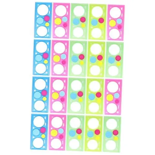 Produktbild: Lurrose 20 STK erzieherische Herrscher Sortierspielzeug für Kleinkinder Kleinkind basteln Zentimeterlineal Kinderspielzeug Spielzeuge Kind Zeichen Spielzeug Malset Puzzle Suite Student