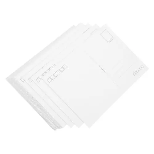 Produktbild: Lurrose Leere Postkarten Chip Für Kunstprojekte Grußkarten Persönliche Notizen Weißer Rahmen Glattes Schreiben 20 Stück