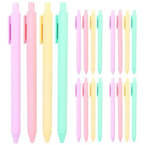 Produktbild: Lurrose 20st Macaron-gelstift Bürobedarf Stift Druckschreibstift Zeitschriftenplaner-stifte Kugelschreiber Schwarz Rollstifte Stifte Feinheiten Shuttle-stifte Farbige Gelstifte Plastik
