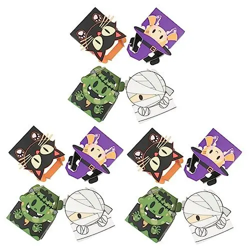 Produktbild: Lurrose 24Er Karton Halloween-Keksbox Halloween-Boxen kreative Süßigkeitenhüllen halloween snacks halloween naschen papierbox Süßigkeitenbehälter für Halloween Halloween-Papierschachteln