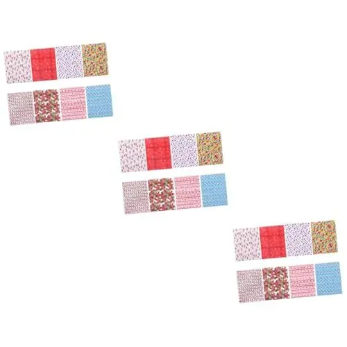 Produktbild: Lurrose 24 Blätter Leder Selber Machen Leder Das Lederreste Pu-ledergewebe Lederhandwerksstoff Weihnachtsleder Stoff Weihnachts-diy-leder Lederbezugsstoff Ohrringe Kunstleder Wassertropfen