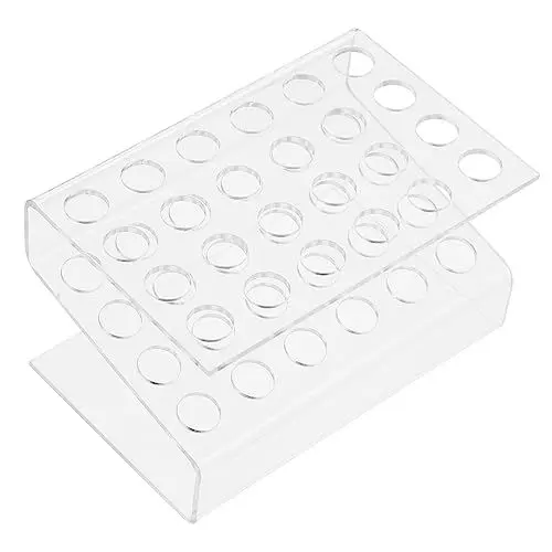 Produktbild: Lurrose 2stücke Acryl Stifthalter Mit Fächern Transparente Aufbewahrung Für Stifte Pinsel Und Bleistifte Praktischer Schreibtisch Organizer Für Zuhause Und Büro