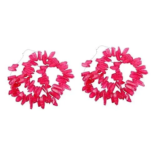 Produktbild: Lurrose 2 Sets Schmuckherstellungsset Mit Kristallsäulen Und Natursteinen Für Damenohrringe Und Kopfschmuck