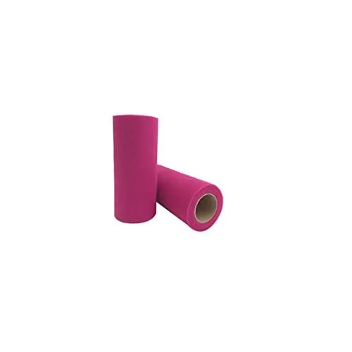 Produktbild: Lurrose 2 Stück 6 Poly-Mesh-Band lila Ballettröckchen Hochzeitsgeschenkband rosa Ballettröckchen durchsichtiges Organzaband Bastelband aus Tüll hochzeitsdekoration hochzeits Dekoration