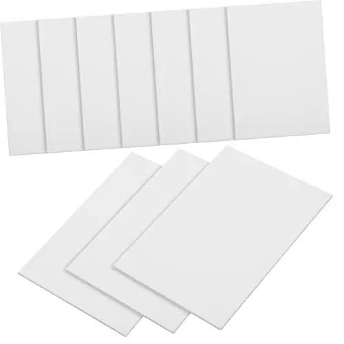 Produktbild: Lurrose 30St Spielkartenkarton Hartkarton Kartenbefestigungskarton goldener Karton Aktie Kartenpapier card sleeves karten sleeves Kartonpapier leeres Kartenmaterial Whiteboard Weiß