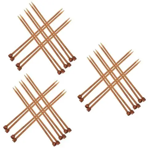 Produktbild: Lurrose 30 Stk karbonisierte Pullovernadel Stricknadeln Multifunktions-Garnnadel circular knitting needles stricknadel für socken der Nähteil tapeziertisch Nähnadel aus Holz Garn liefert