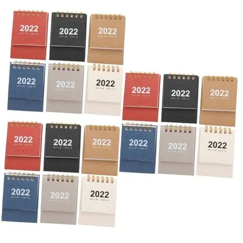 Produktbild: Lurrose 36 Stk Kalender Schreibtischplaner Stehpult mit Tischplatte Stand 2022 Bürodekoration Mini-Dekor deko für den schreibtisch büro accessoires Desktop-Ornament Desktop-Schmuck Papier