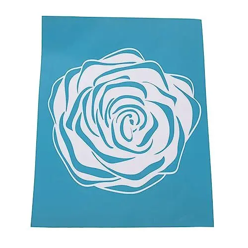 Produktbild: Lurrose 3stücke Waschbare Siebdruckschablonen Wiederverwendbare Mesh-transfer-schablonen Für Kreative Projekte Geeignet Für Erwachsene Künstlerischen Fähigkeiten