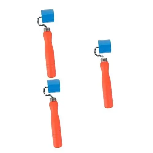 Produktbild: Lurrose 3St Tapetennaht-Presswalze kleine Brayer-Walze Dachfalzrollen Steppnahtroller Tapeten-Tool Vinyl-Nahtrollen tapetenrolle tapezierwerkzeug Quilt Druckrollen Steppnahtrollen Plastik