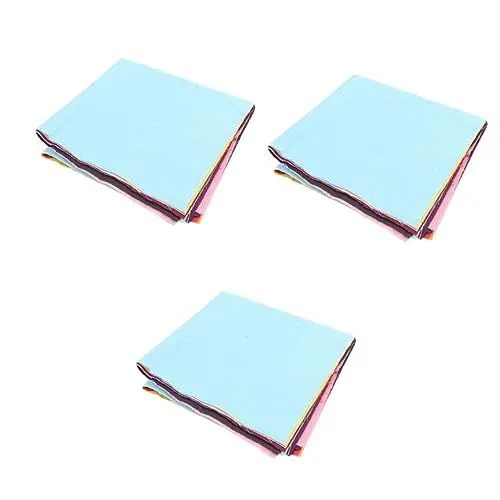 Produktbild: Lurrose 3 Sätze à 7 Stück Handarbeitsstoff Stickerei-Stoff Kreuzstich-Stoff Kreuzstich-Tuch Patchwork-Tuch Handarbeitstuch Stickereistoff Aus Leinen Tuch Für DIY Nähtuch Aus Leinen