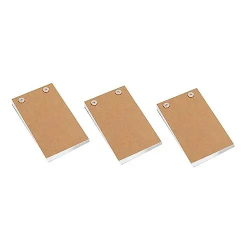 Produktbild: Lurrose 3-teiliges Mini-notizbuch-set Mit Abnehmbarem Handbemaltem Notizblock Und Schraube Multifunktionales Sammelalbum Für Künstler Und Studenten