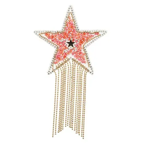 Produktbild: Lurrose 3 Stück Strass-applikation Zum Aufbügeln Patch- Für Taschen Hüte Sternform Kleidung Glitzer-patch Strass-applikation Zur Dekorreparatur