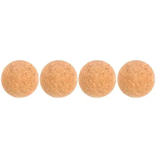 Produktbild: Lurrose 4ST Wein Korkkugel Holz Korkkugel KORKEN Caps Stoppern Glasgefß Flaschendeckel Korkkugel für Weinkaraffe Karaffe Flasche Ersatz