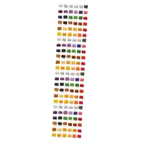 Produktbild: Lurrose 4 Packungen 50 Farben Kreuzstichgarn Kreuzgarn Armband-Kits Armband-Set Hand Nähzeug Nähgarn Fäden zum Nähen Stickgarne Gewinde Kreuzstichfaden Spule Suite Nähmaschinenfaden Kabel