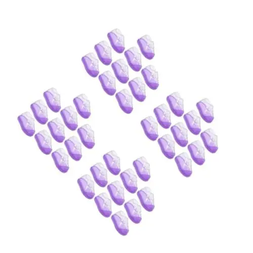 Produktbild: Lurrose 4 Sätze Süßigkeiten Box Babygeschenke Babyschuhe Partygeschenke Süßigkeitenbox Spielzeugbox Mini-babyflaschen Süßigkeitenbehälter Aus Kunststoff P.s Violett 10 Stück * 4