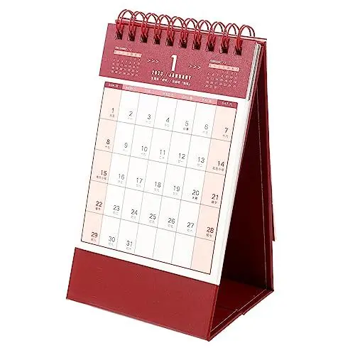 Produktbild: Lurrose Tischkalender Dm 4 Stück 2023 Tischkalender Tischaufsatz Stehpult Kleiner Taschenkalender Monatskalender Planer Staffelei Kalender 2023 Tischkalender Büro Bürodekoration Bürokalender