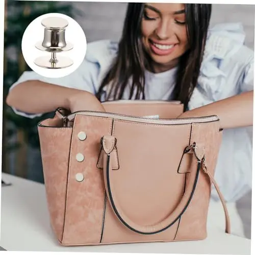 Produktbild: Lurrose 50 Stück Flache Anstecknadeln Mit 10 Mm Durchmesser Nickel-finish Kupplungsnadeln Für Modeaccessoires Und Kleidung