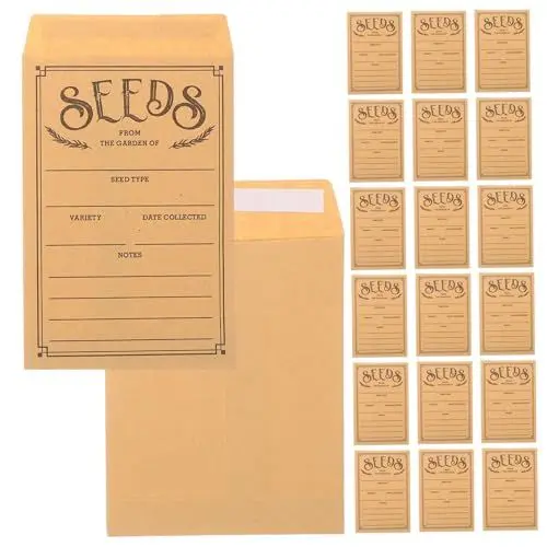 Produktbild: Lurrose 50 Stücke Papier Mini Umschläge Für Samen Papier Umschläge Budgetierung