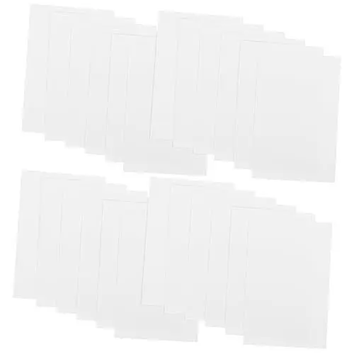 Produktbild: Lurrose 50 Stück leeres Kartenmaterial leere karten für DIY postkarten weißes dickes Papier Kartenspielen lesezeichen leere Notizkarten leere spielkarten zum beschriften Schüttgut einladen