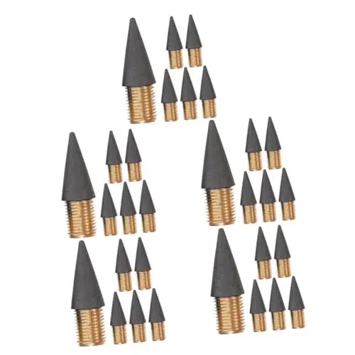 Produktbild: Lurrose 5 Sätze Bleistift-ersatzspitzen Nachfüllungen Für Tintenlose Stifte Tintenloser Bleistift Stiftspitze Für Immer Ersatzkopf Für Ewige Bleistifte Kein Tuschestift Graphit 6 Stück * 5