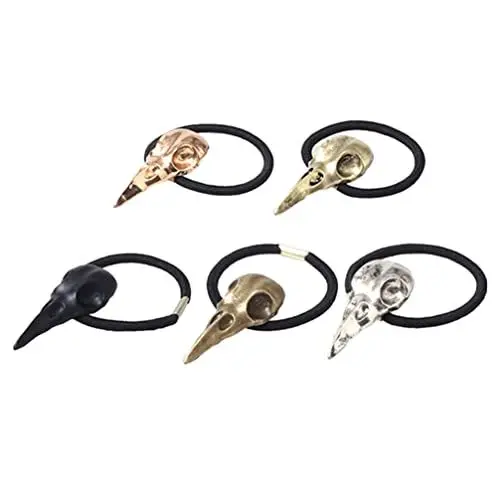 Produktbild: Lurrose 5 Stück Halloween- Haargummis Halloween- Haargummis - Haarseil ?hensch? Elastische Pferdeschwanzhalter für Frauen ?dchen