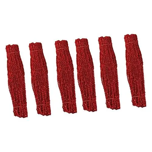 Produktbild: Lurrose 600 Stück Gedrehte Chenille Pfeifenreiniger Zum Selbermachen Biegbare Drahtstiele Weihnachts Bastelbedarf Materialien Biegbare Stange Weihnachts Chenille Stäbchen Basteln