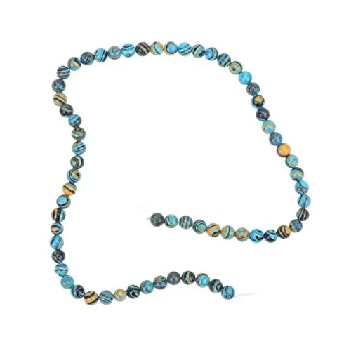 Produktbild: Lurrose 62st Schmuck Aus Losen Perlen Malachitperlen Für Die Schmuckherstellung Lose Perlen Zur Schmuckherstellung Malachit-perlen Abstandsperle Aus Malachit Kostbare Perlen Armband Runden