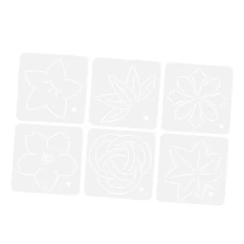 Produktbild: Lurrose Stickerei Quilten Vorlagen Set 6pc Patchwork Vorlage Handwerk Werkzeug Presser Linien Nähen