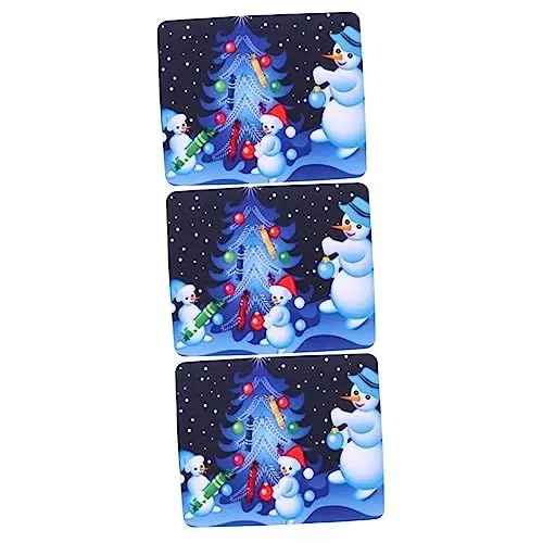 Produktbild: Lurrose 6 Stück Mauspad Desktop Schutz Gaming Pad Hintergrund Pads Rutschfestes Mauspad Desktop Pad Weihnachten Computer Dekoration Laptop Pad Computer Pad Schreibtisch Zubehör