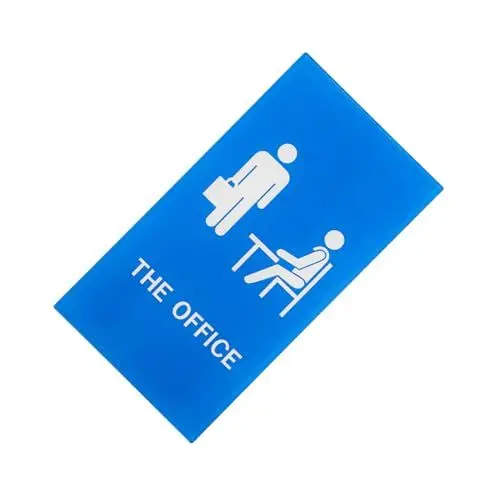 Produktbild: Lurrose Bürobeschilderung Büro-kleiderbügel Hausnummer Kein Aufforderungsschild Nach Hause Heimschild Bürodekoration Die Büroware Schild-schieberegler Tür-namensschild Türschild Acryl