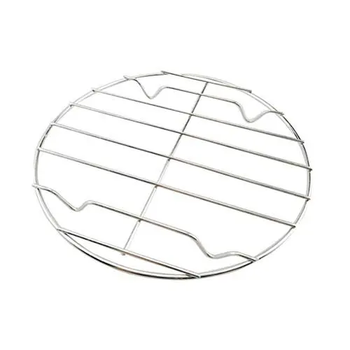 Produktbild: Lurrose Dampfgarer Aus Metall Kuchenauskühler Campinggrill Bbq-grillgestell Konservenständer Für Wasserbäder Grillen Kochen Backen Grillgitter Grill Platte Bbq Net Runder Ofen Lebensmittel