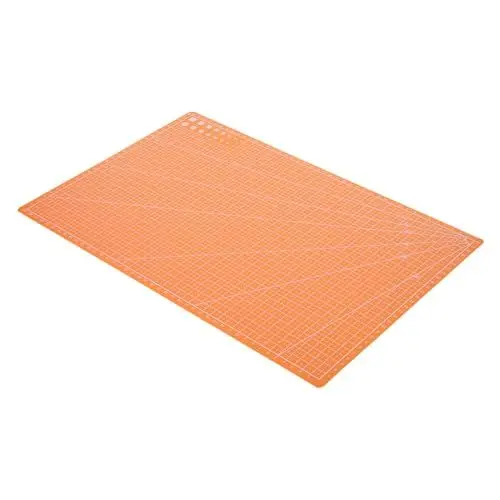 Produktbild: Lurrose Selbstklebende Pvc-schneidematte Gitter Drehbares Schneidebrett Zum Basteln Und Nähen Doppelseitige Schneidematte
