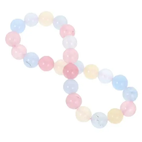Produktbild: Lurrose Elastisches Kristallperlen-armband Für Damen Runde Morganit-perlen Tragbar Und Modisch Als Für Besondere Anlässe